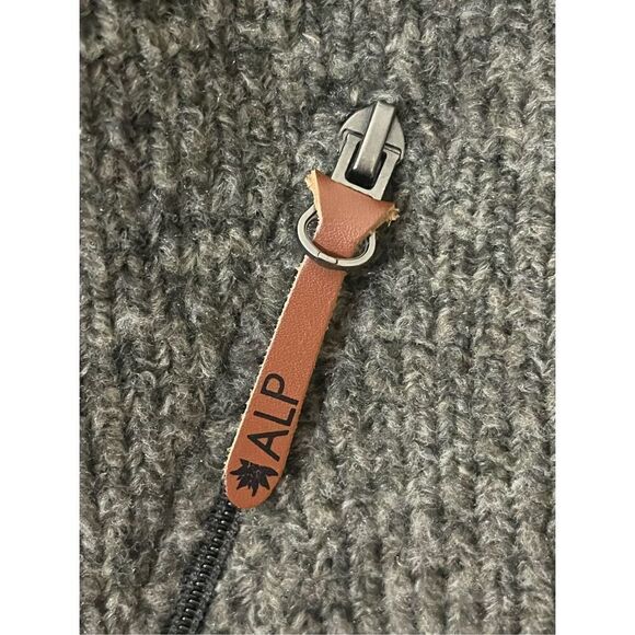 ALP 1964 Men’s Made In Italy High Quality Handmade Brown Vest Sz L Cotton Wool - Picture 3 of 7